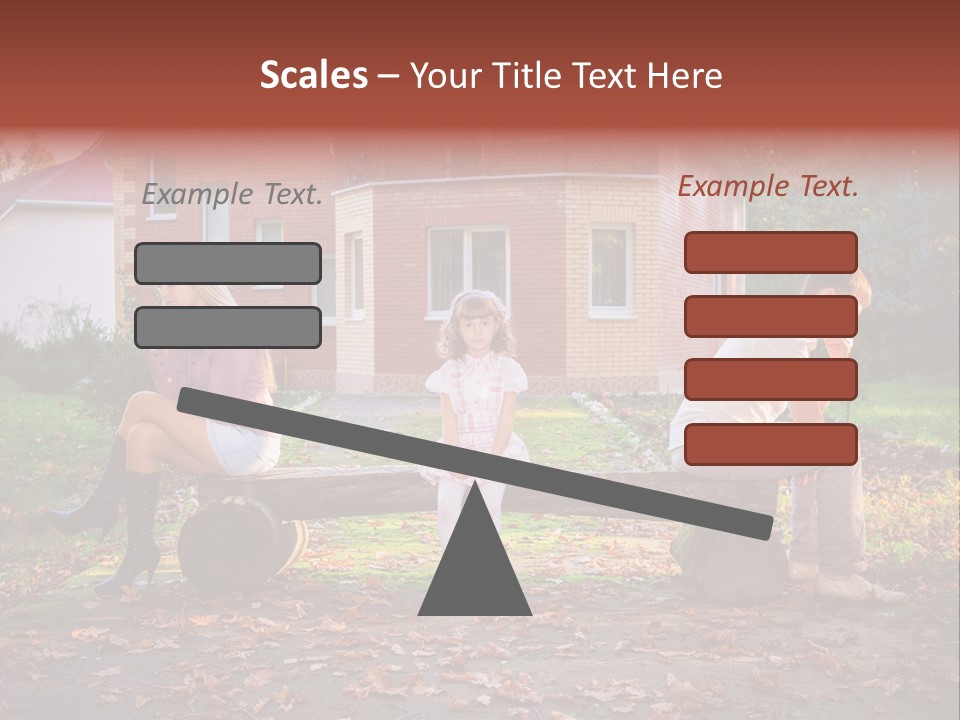 Displeased Divorce Family PowerPoint Template