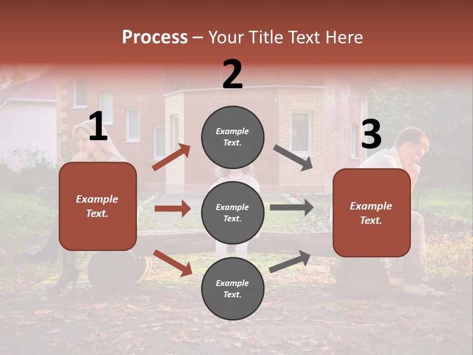 Displeased Divorce Family PowerPoint Template