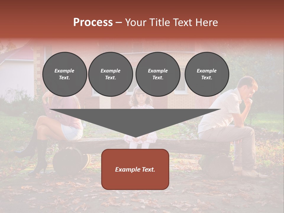 Displeased Divorce Family PowerPoint Template