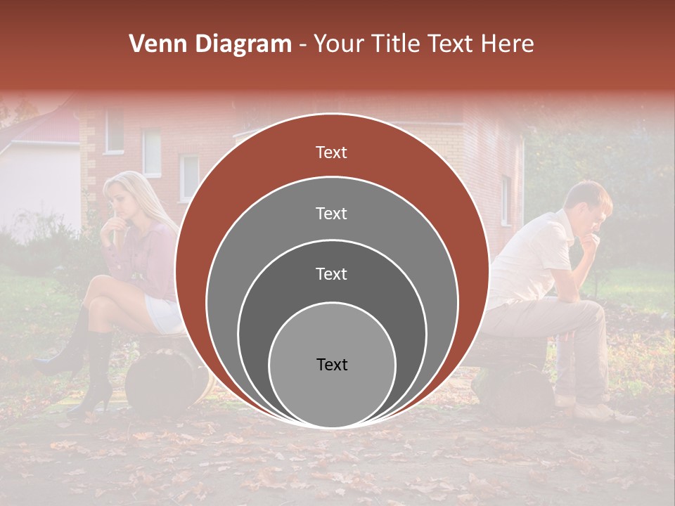 Displeased Divorce Family PowerPoint Template