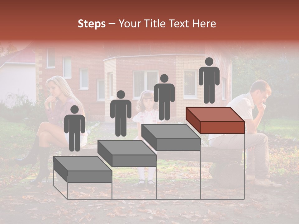 Displeased Divorce Family PowerPoint Template