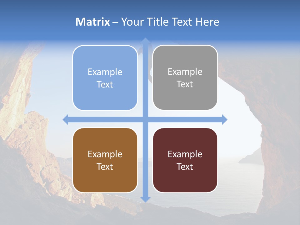 Climb Climbing Top PowerPoint Template