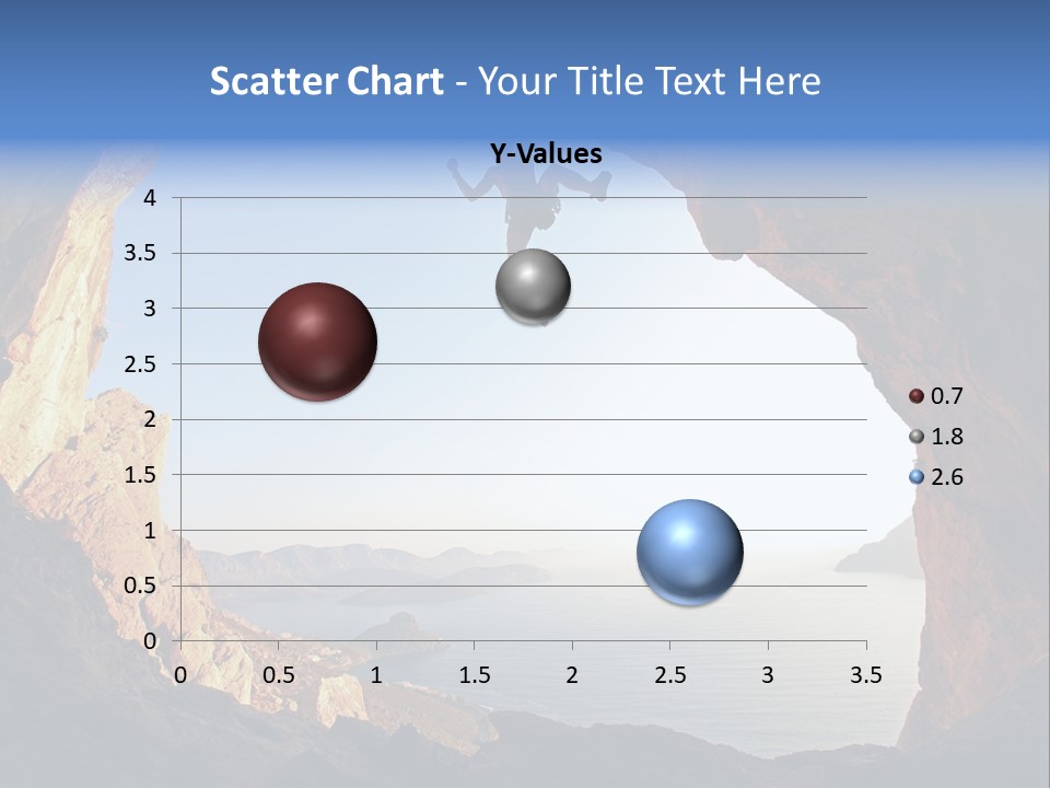 Climb Climbing Top PowerPoint Template