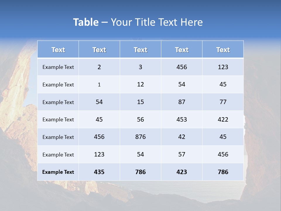 Climb Climbing Top PowerPoint Template