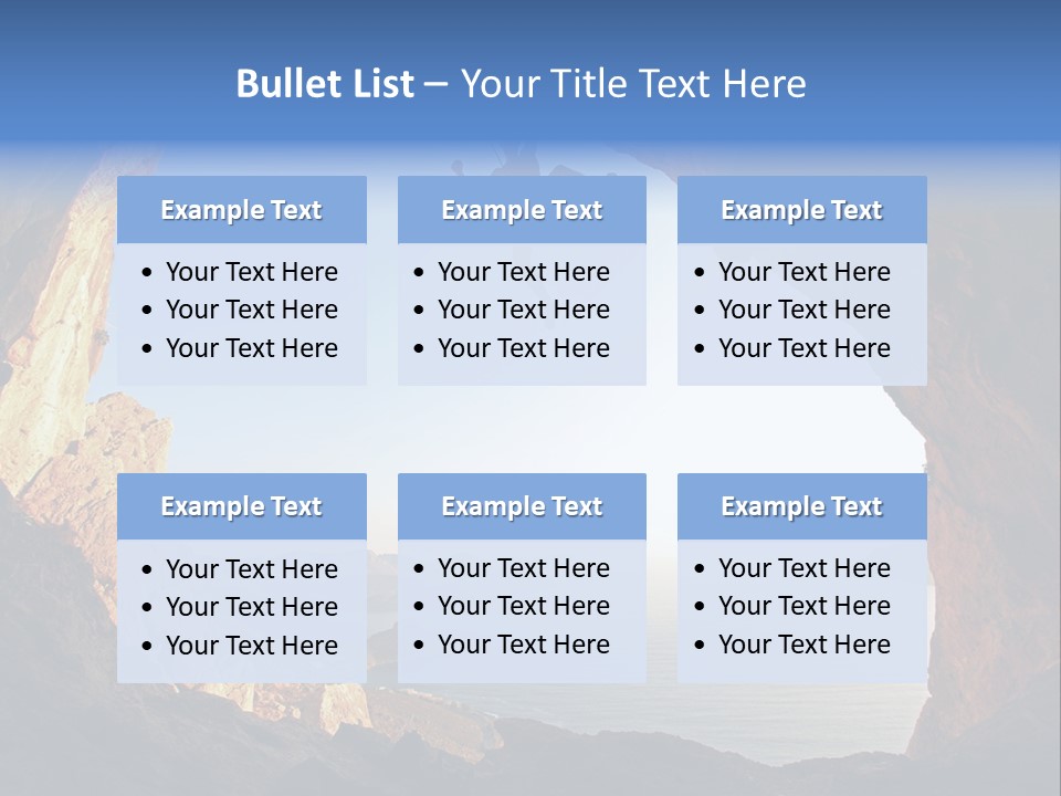 Climb Climbing Top PowerPoint Template