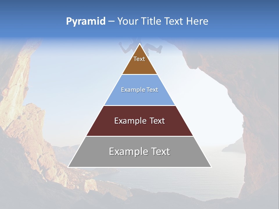 Climb Climbing Top PowerPoint Template