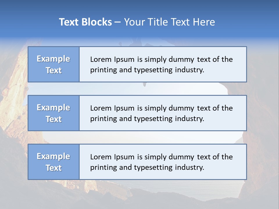 Climb Climbing Top PowerPoint Template