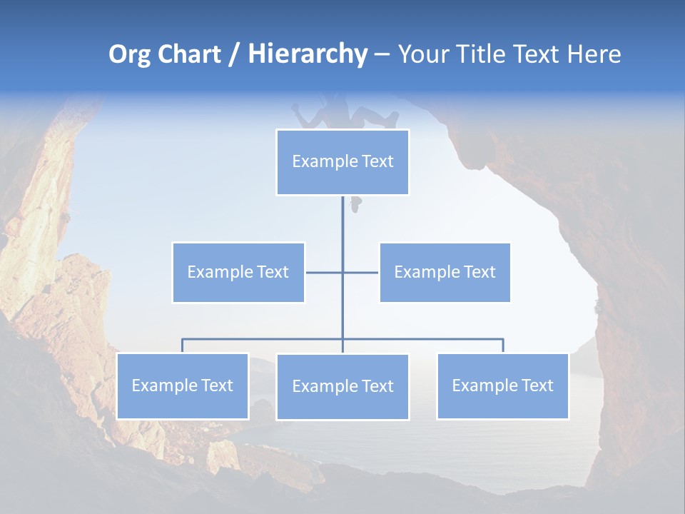 Climb Climbing Top PowerPoint Template