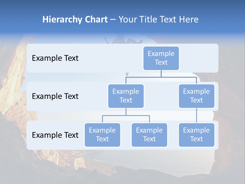 Climb Climbing Top PowerPoint Template