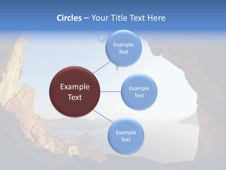 Climb Climbing Top PowerPoint Template