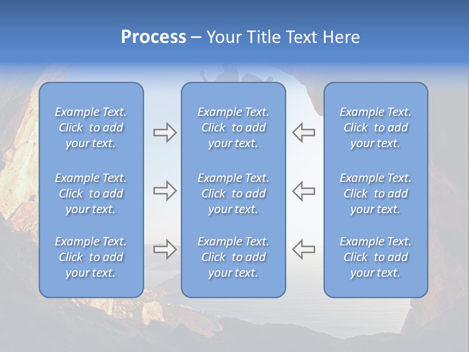 Climb Climbing Top PowerPoint Template