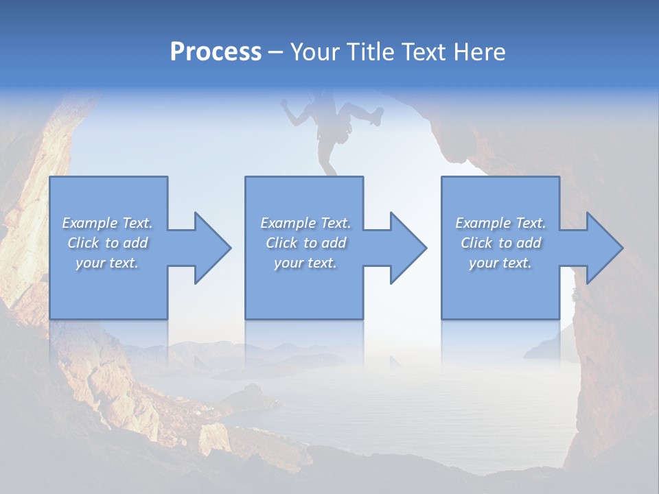 Climb Climbing Top PowerPoint Template