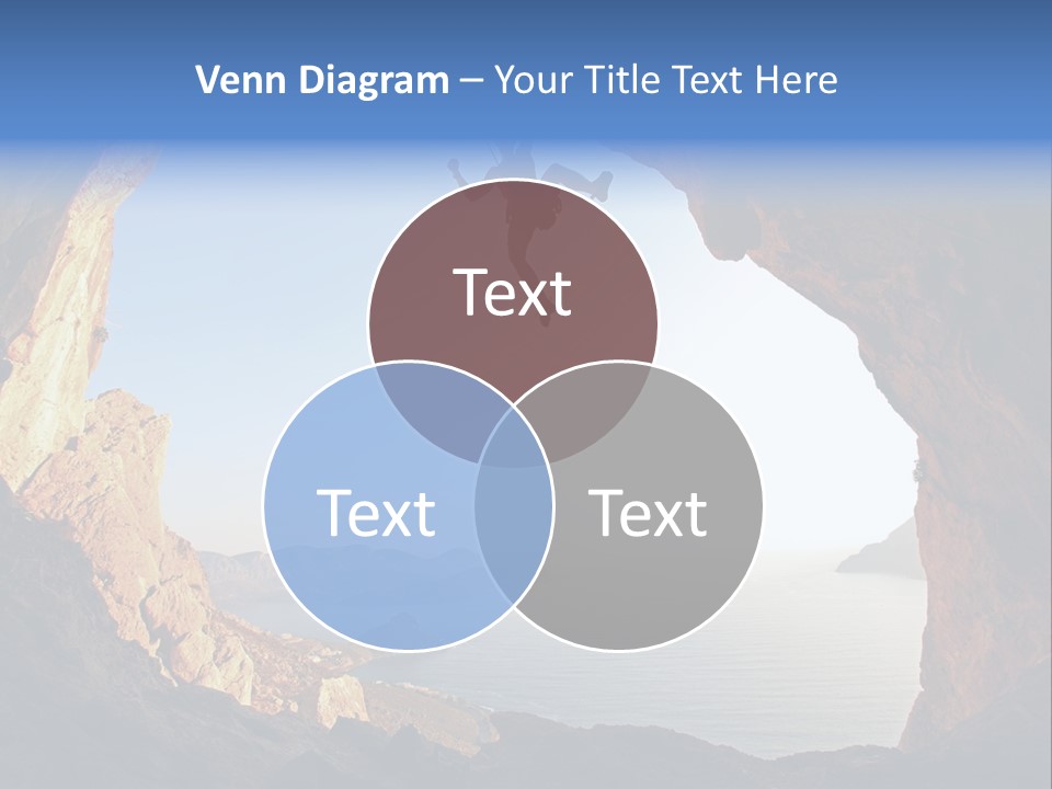 Climb Climbing Top PowerPoint Template