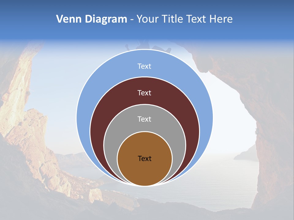Climb Climbing Top PowerPoint Template