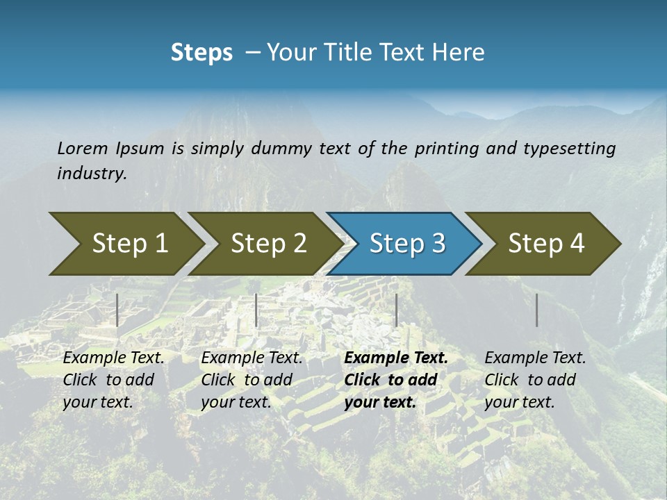 Road Place Spanish PowerPoint Template