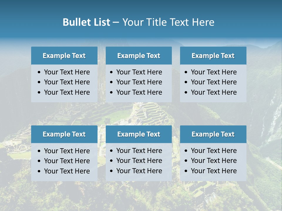 Road Place Spanish PowerPoint Template