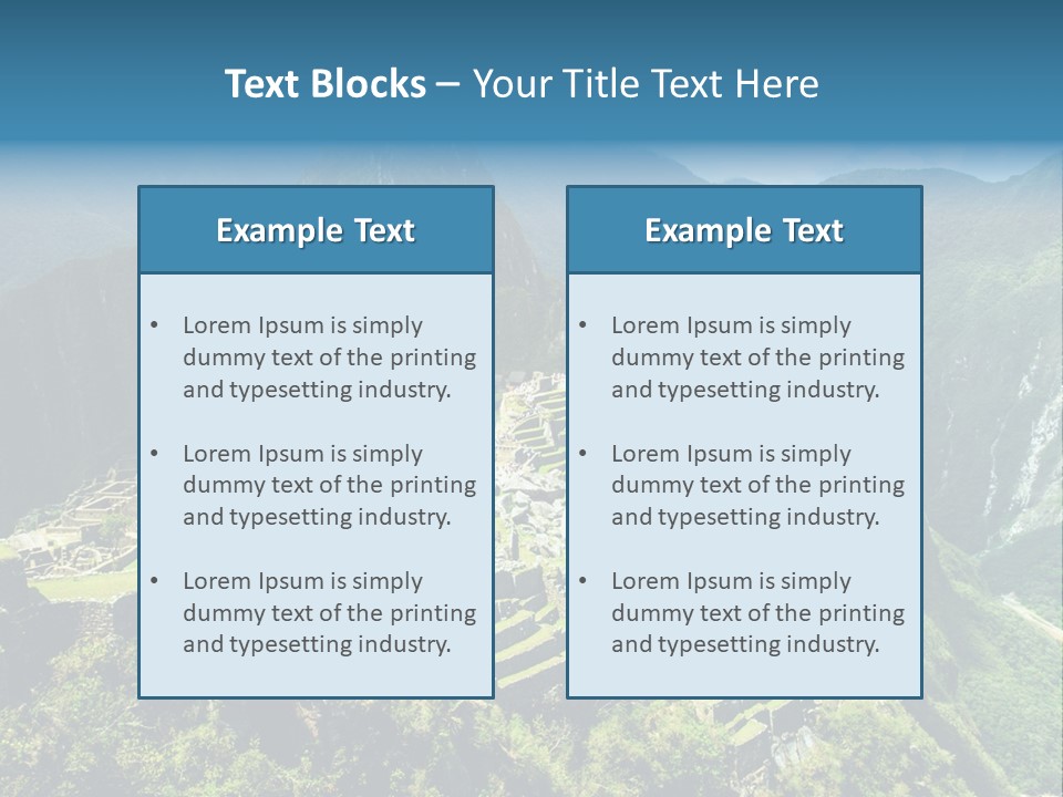 Road Place Spanish PowerPoint Template