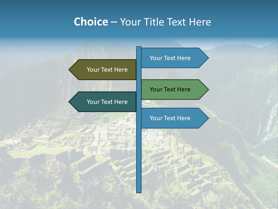 Road Place Spanish PowerPoint Template