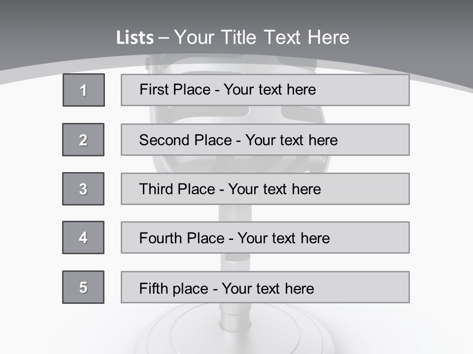 Broadcast Render Voice PowerPoint Template