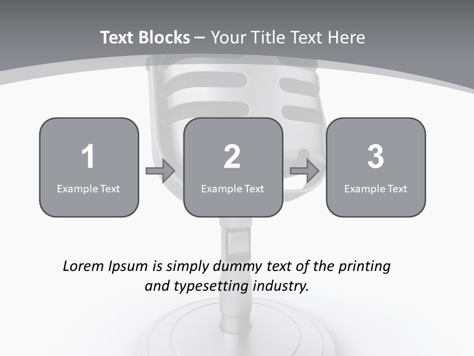 Broadcast Render Voice PowerPoint Template