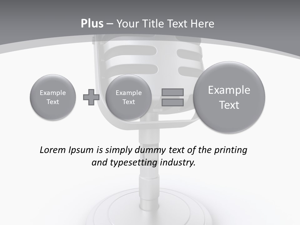 Broadcast Render Voice PowerPoint Template