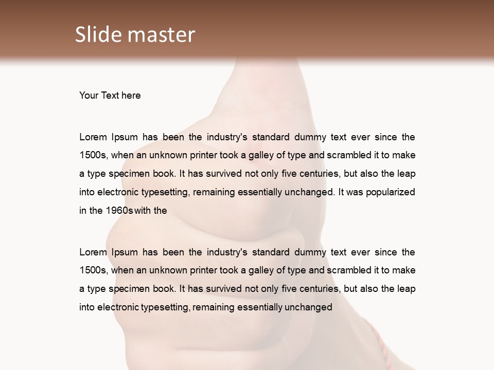 Fun Smiling Part PowerPoint Template