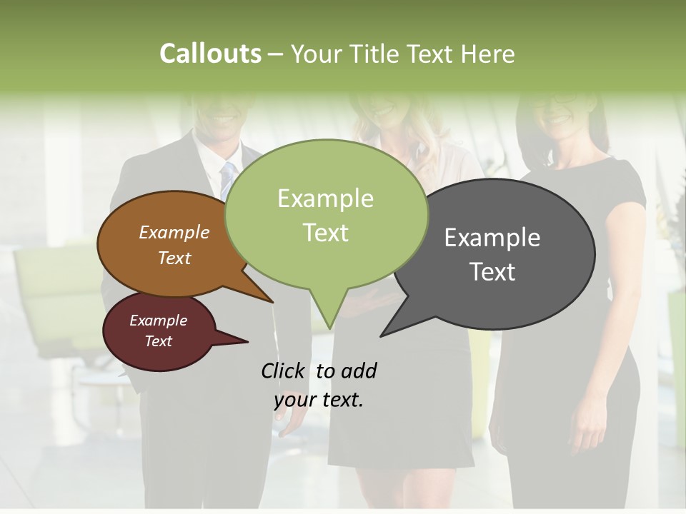 Talking Cooperation Discussion PowerPoint Template