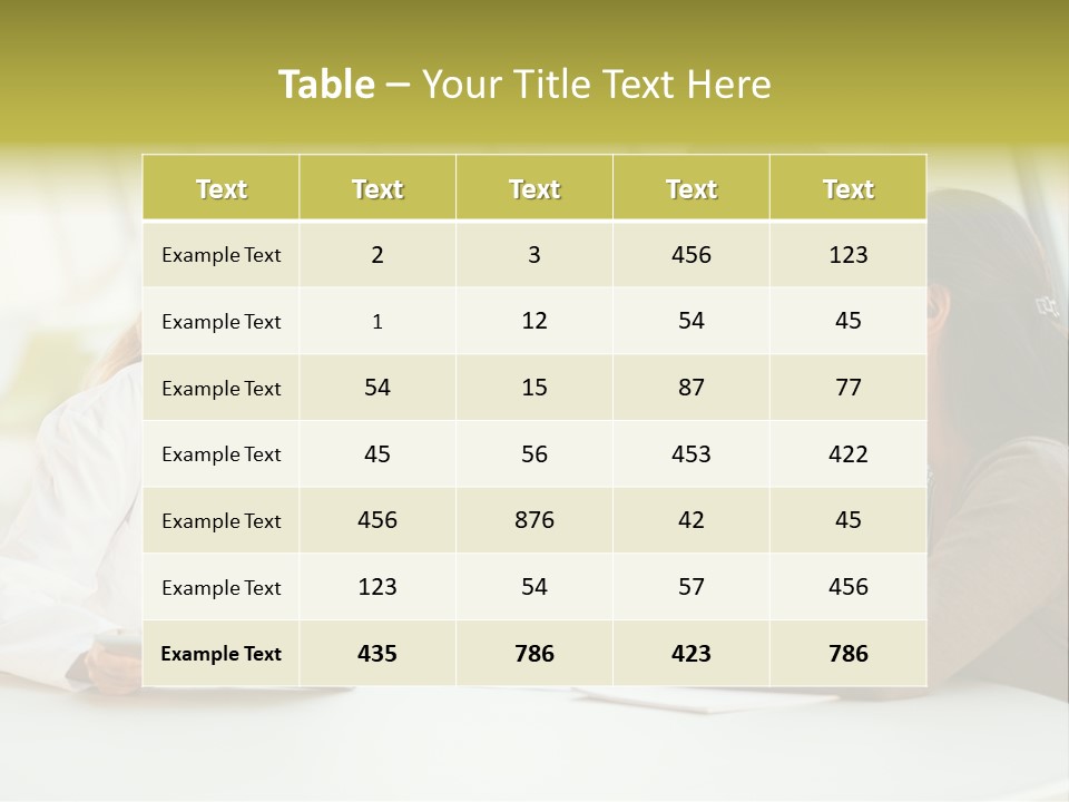 Working Modern Women PowerPoint Template