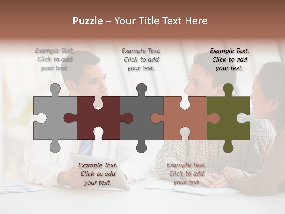 Bad News Three People Medical Staff PowerPoint Template