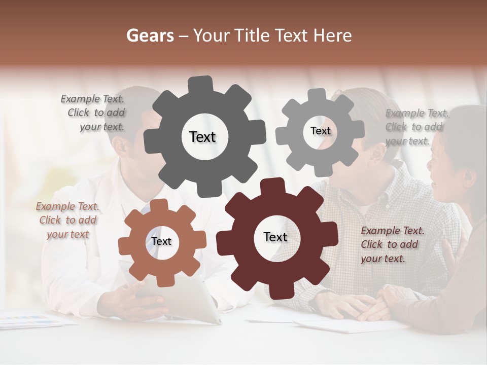 Bad News Three People Medical Staff PowerPoint Template