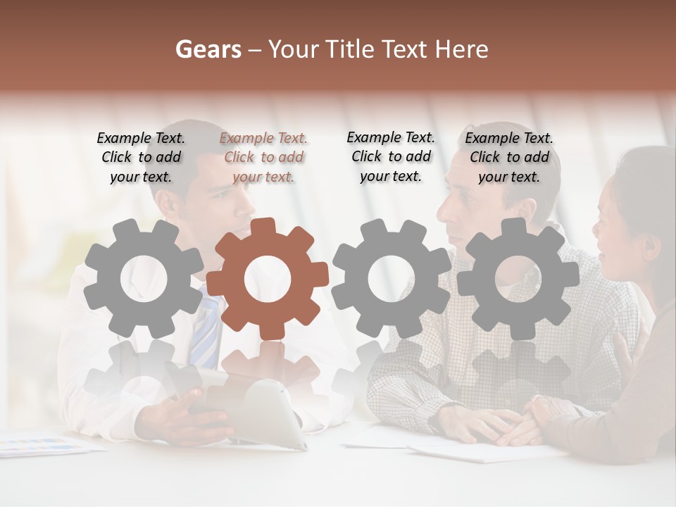 Bad News Three People Medical Staff PowerPoint Template