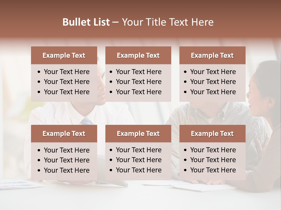 Bad News Three People Medical Staff PowerPoint Template