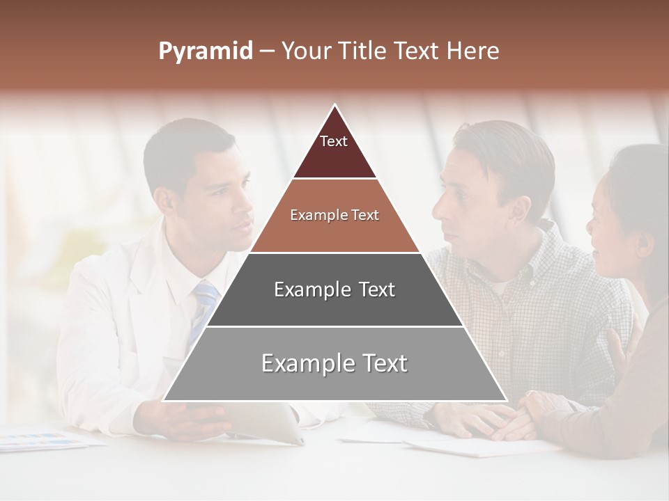 Bad News Three People Medical Staff PowerPoint Template