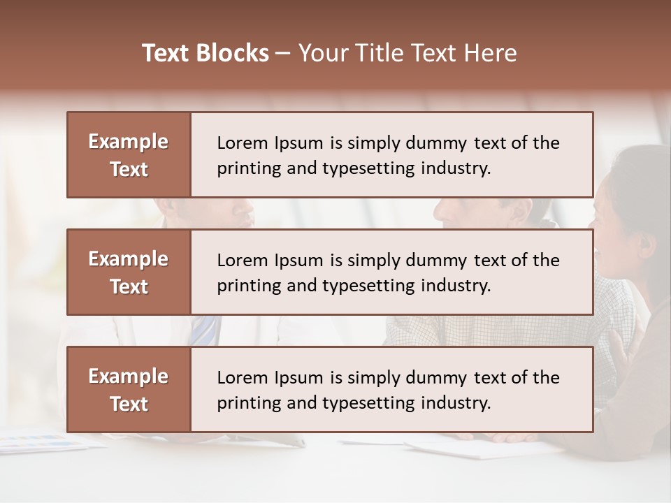 Bad News Three People Medical Staff PowerPoint Template
