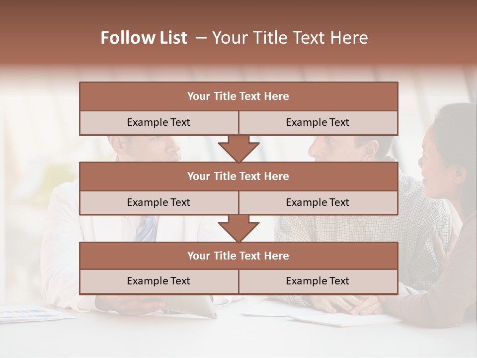 Bad News Three People Medical Staff PowerPoint Template