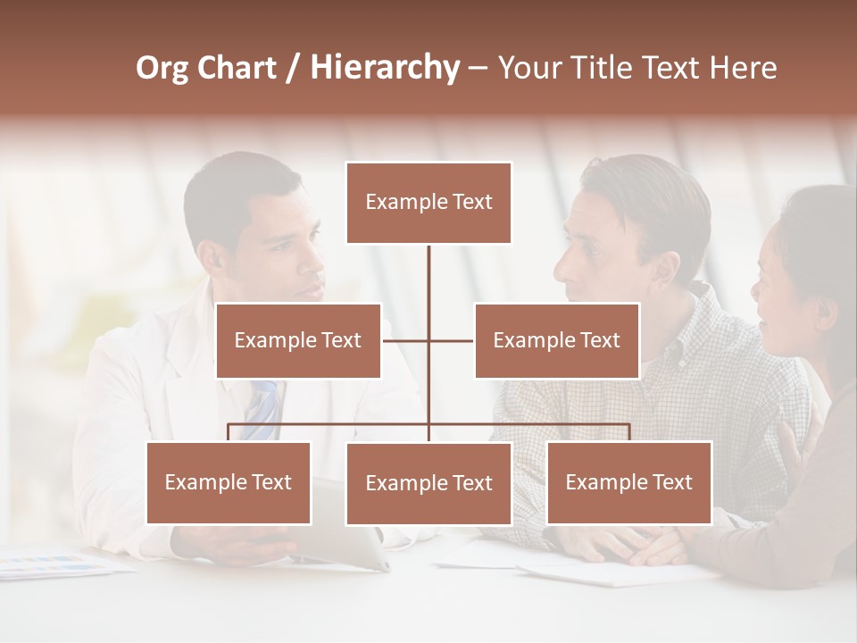 Bad News Three People Medical Staff PowerPoint Template