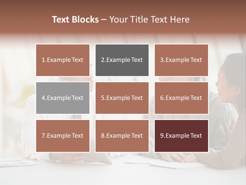 Bad News Three People Medical Staff PowerPoint Template