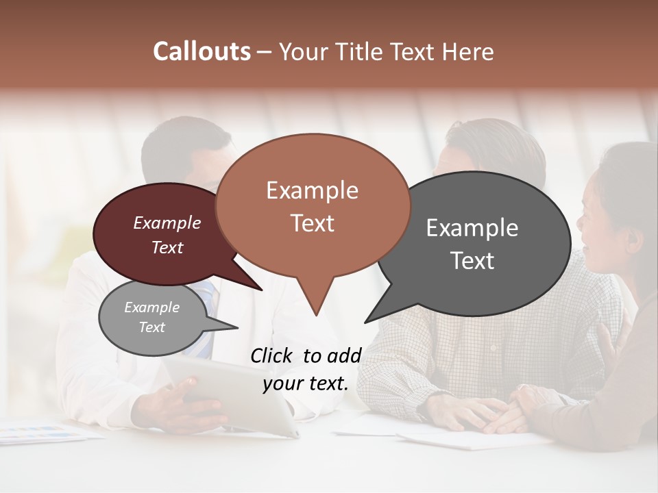 Bad News Three People Medical Staff PowerPoint Template
