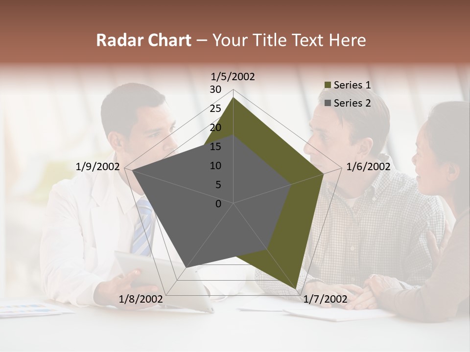 Bad News Three People Medical Staff PowerPoint Template