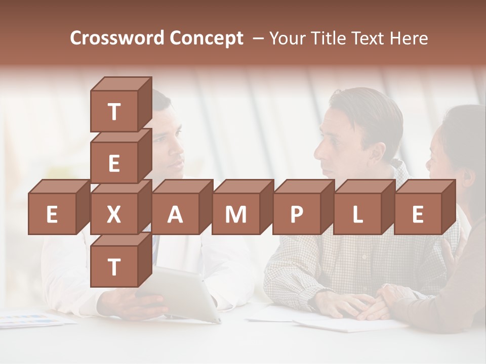 Bad News Three People Medical Staff PowerPoint Template