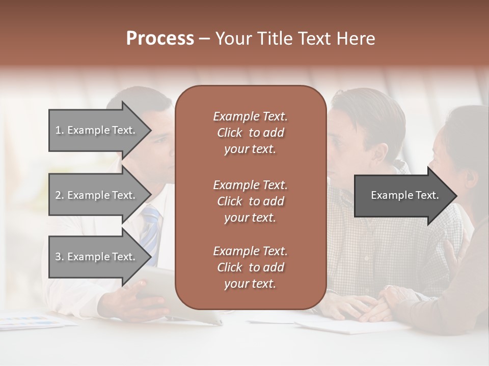 Bad News Three People Medical Staff PowerPoint Template