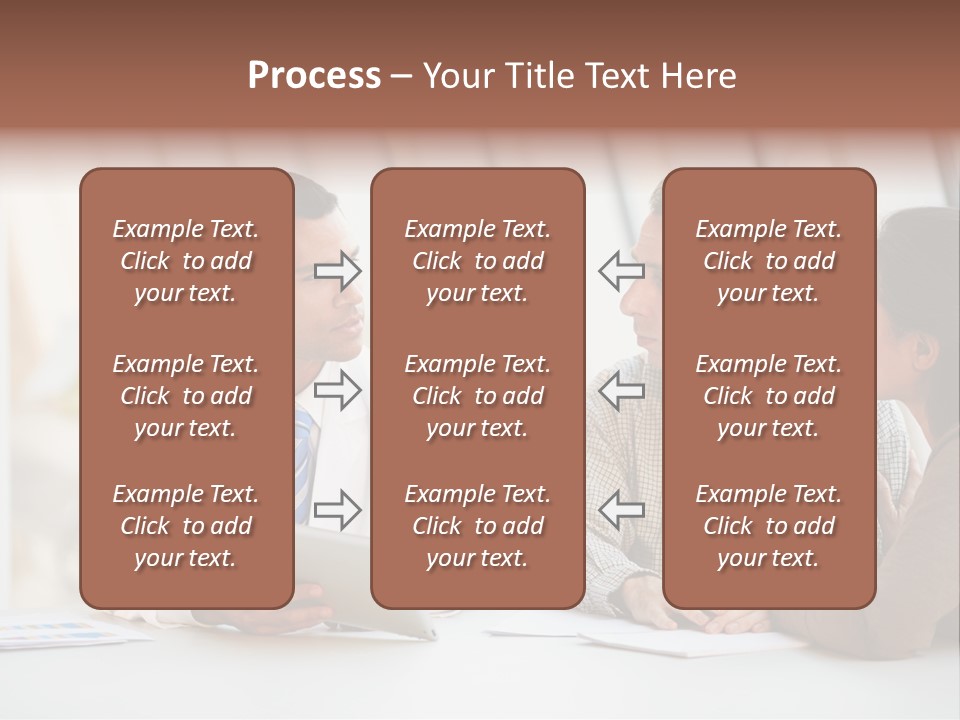 Bad News Three People Medical Staff PowerPoint Template