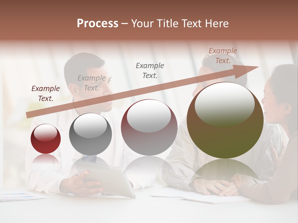 Bad News Three People Medical Staff PowerPoint Template