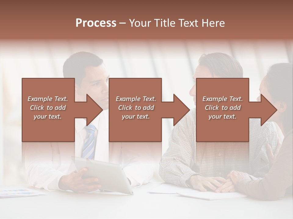 Bad News Three People Medical Staff PowerPoint Template