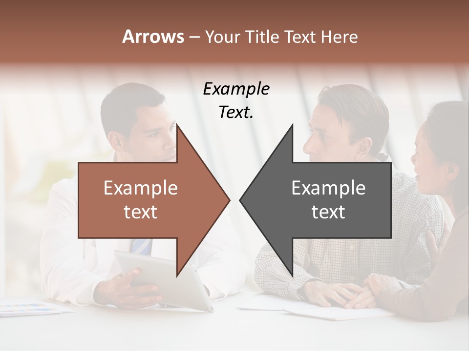Bad News Three People Medical Staff PowerPoint Template