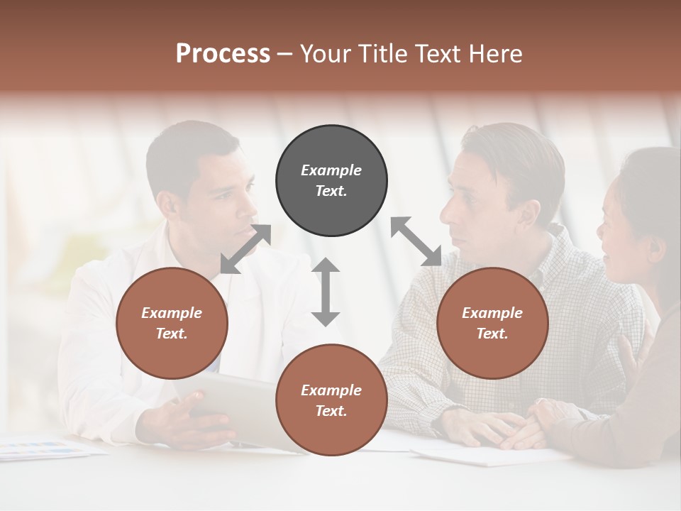 Bad News Three People Medical Staff PowerPoint Template