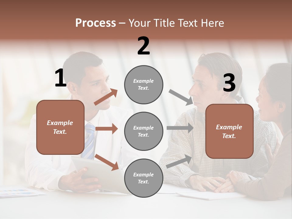 Bad News Three People Medical Staff PowerPoint Template