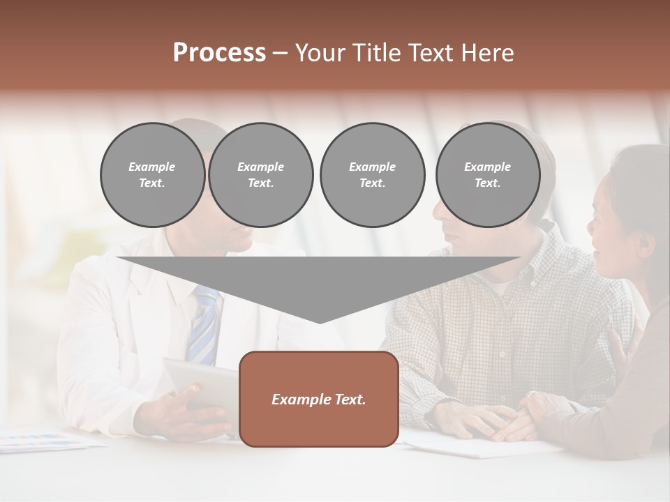Bad News Three People Medical Staff PowerPoint Template