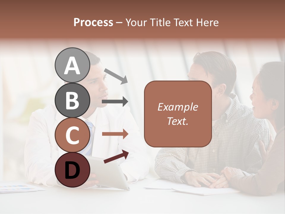 Bad News Three People Medical Staff PowerPoint Template