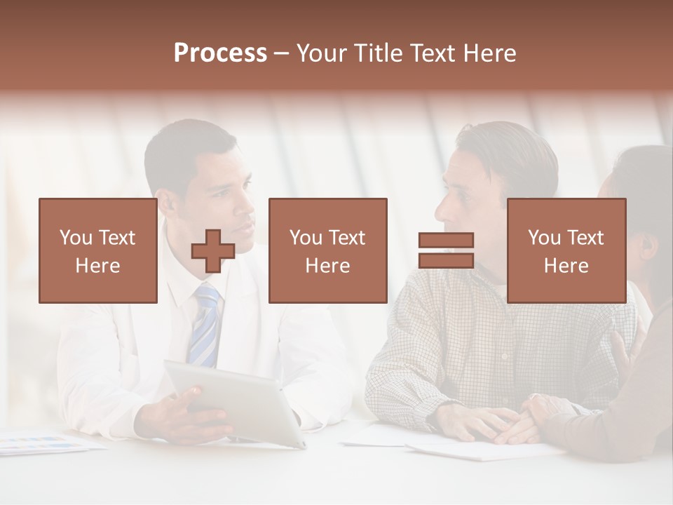 Bad News Three People Medical Staff PowerPoint Template